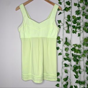 Lululemon Elevate Lime Green Tank
